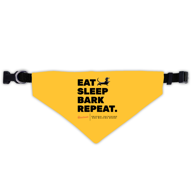 Saucisse - Eat, Sleep, Bark, Repeat - Bandana