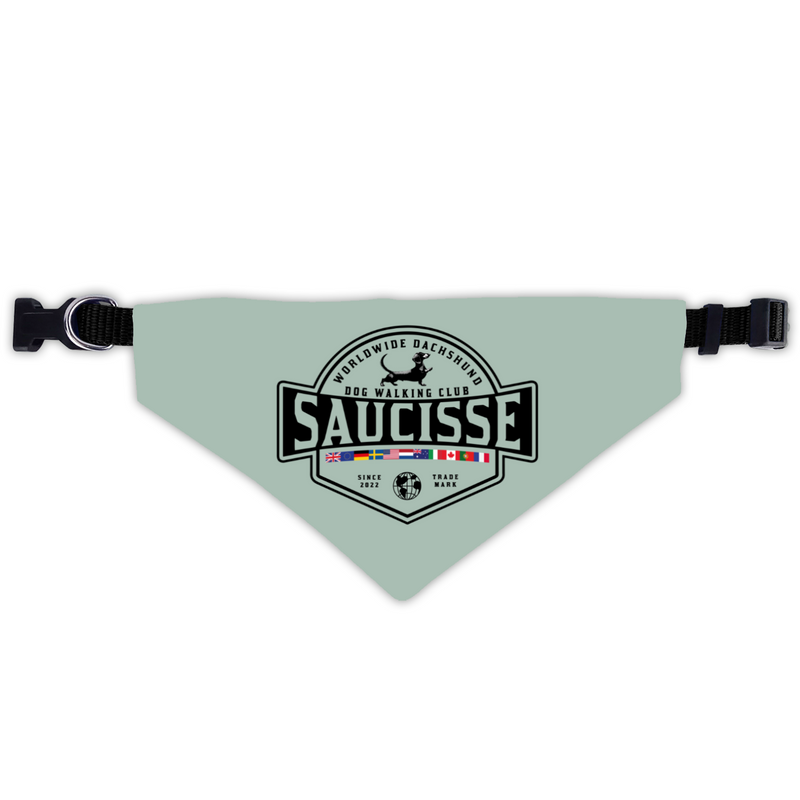 Saucisse - Worldwide Dachshund Dog Walking Club - Bandana
