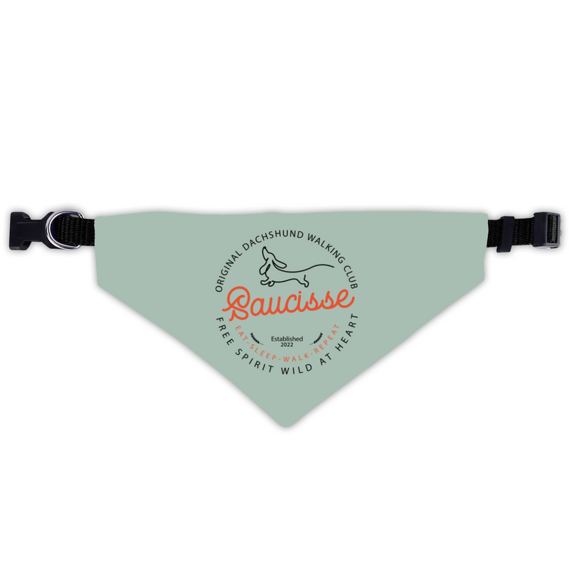 Saucisse - Dachshund Dog Walking Club - Bandana