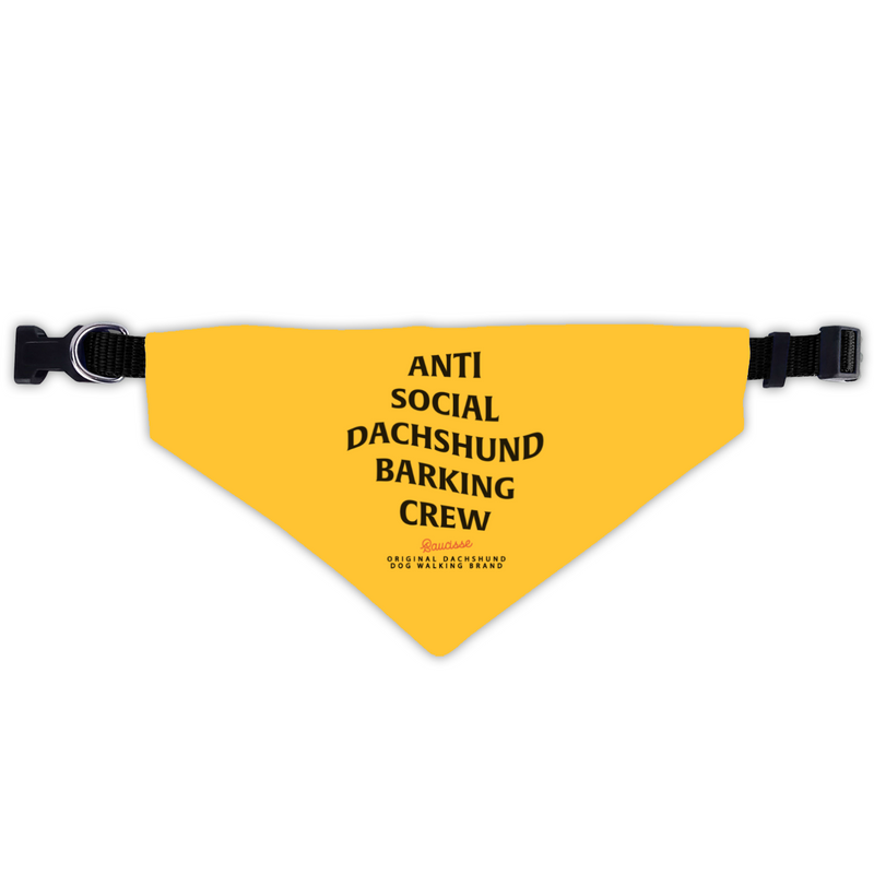 Saucisse - Anti Social Dachshund Barking Crew - Bandana