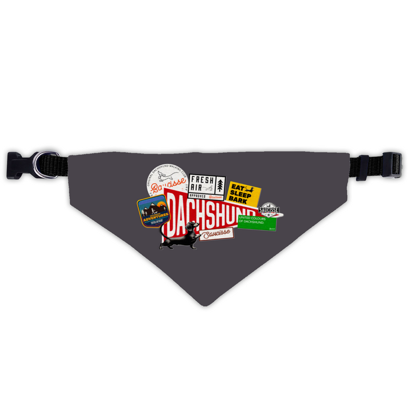 Saucisse - Embroidered Effect Logo Patches - Bandana