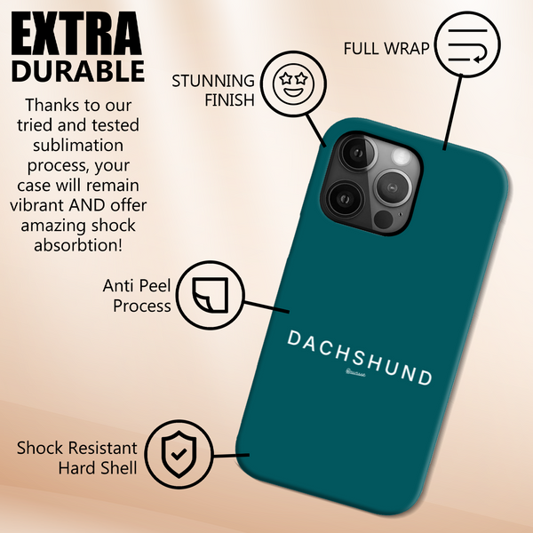 NEW - Dachshund Simple - High Gloss Phone Case