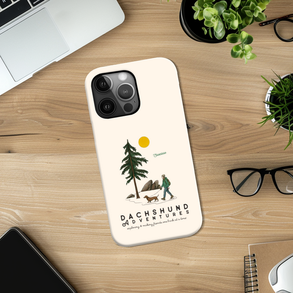 NEW - Dachshund Adventures - High Gloss Phone Case