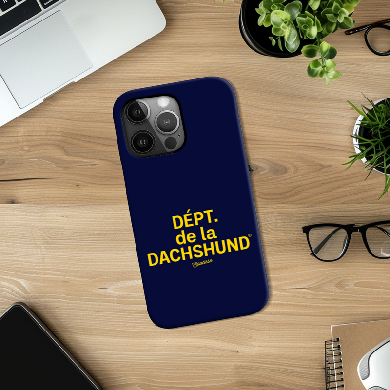 Saucisse - Dépt. de la Dachshund - High Gloss Phone case