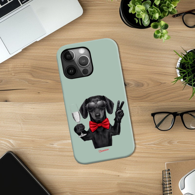 Saucisse - Dachshund Attitude - Short haired High Gloss Phone Case