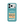 Southwold Sausage Dog Walk 2026 teal high-gloss phone case with vintage seaside dachshund artwork — product view 3