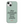 Saucisse sage-green phone case for iPhone 13 Mini, with “I like dachshunds more than people” lettering and a red signature.