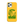 Saucisse yellow case with green dachshund artwork and Slow Walks Coffee Club lettering, showing the printed back and model-specific camera opening.