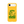 Saucisse yellow case with green dachshund artwork and Slow Walks Coffee Club lettering, showing the printed back and model-specific camera opening.
