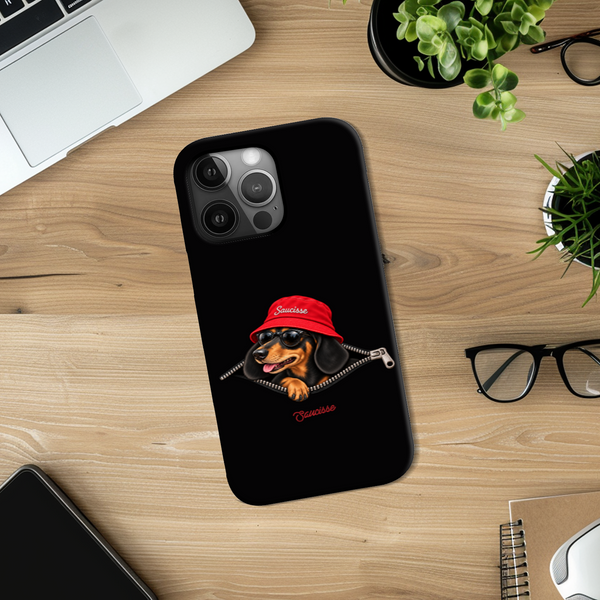 Saucisse Unzipped - Short Haired - High Gloss Phone Case