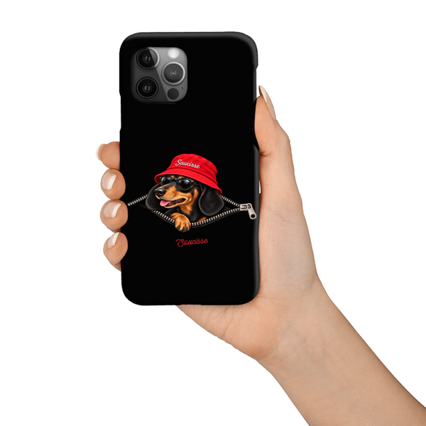 Saucisse Unzipped - Short Haired - High Gloss Phone Case