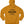 Saucisse Manchester England unisex hoodie in Curcuma, back view showing centred black Dachshund Apparel design below the hood.