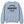 Back of Saucisse Manchester England unisex sweater in Aquamarine, with centred black Dachshund Apparel print