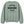 Back of Saucisse Manchester England unisex sweater in Jade Green, with centred black Dachshund Apparel print