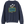 Navy Saucisse Dachshunds Are the New Influencers unisex sweater, back view with centred artwork