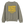 Saucisse Long Walk Sundays unisex sweater in Almond Green, rear view with the centred yellow Long Walk Sundays Fuel Your Mondays artwork