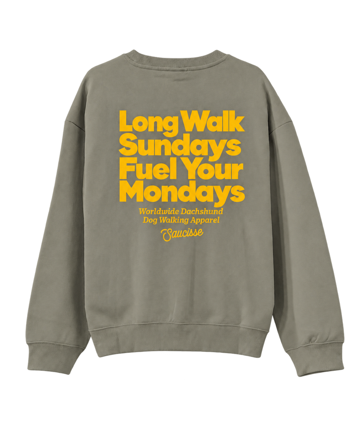 Long Walk Sundays, Fuel Your Mondays - Unisex Sweater