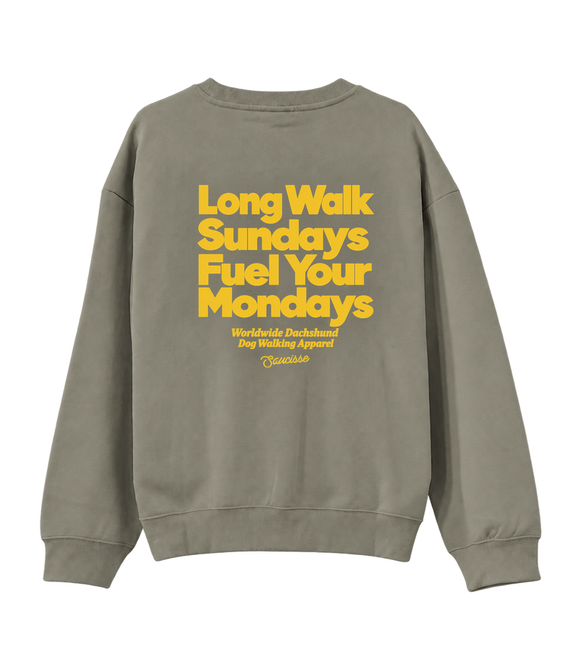 Long Walk Sundays, Fuel Your Mondays - Unisex Sweater