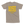 Saucisse Long Walk Sundays unisex T-shirt in Stone, rear view with the centred yellow Long Walk Sundays Fuel Your Mondays artwork