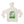 Saucisse Slow Walks Coffee Club unisex hoodie in Ivory, back view with centred green dachshund coffee artwork