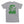 Saucisse Slow Walks Coffee Club unisex T-shirt in Heather Grey, back view with centred green dachshund coffee artwork