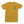 Saucisse Slow Walks Coffee Club unisex T-shirt in Ochre, front view with small green left-chest print