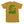 Saucisse Slow Walks Coffee Club unisex T-shirt in Ochre, back view with centred green dachshund coffee artwork