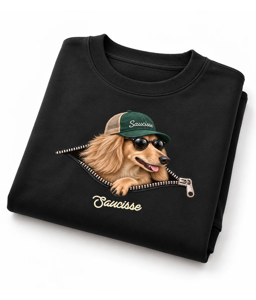 Saucisse Unzipped - Long Haired - Unisex Sweater