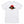 Front view of the White Saucisse Unzipped Short Haired unisex T-shirt, with a dachshund in a red Saucisse bucket hat and sunglasses peeping through an illustrated zip and a red Saucisse signature.