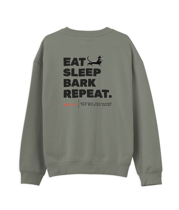 NEW! - Eat, Sleep, Bark, Repeat - Saucisse Sweater