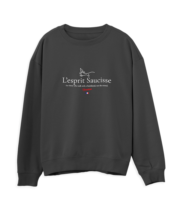 L'esprit Saucisse - For those that walk with a Dachshund not the crowd - Sweater