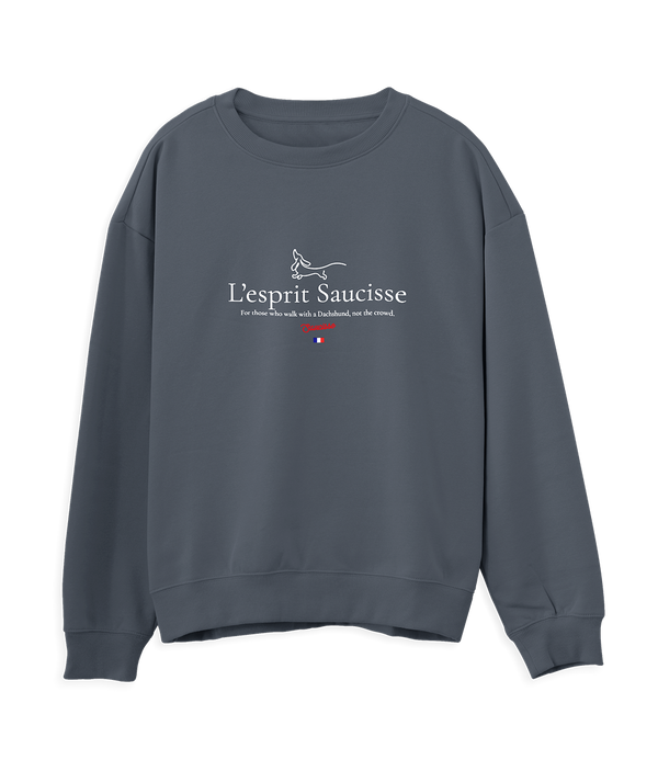 L'esprit Saucisse - For those that walk with a Dachshund not the crowd - Sweater
