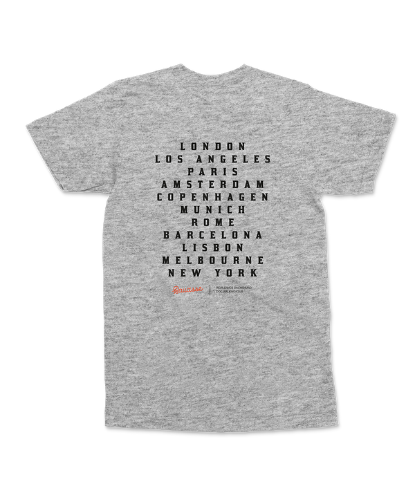 Saucisse - Worldwide Dachshund Dog Walking Club - T-shirt