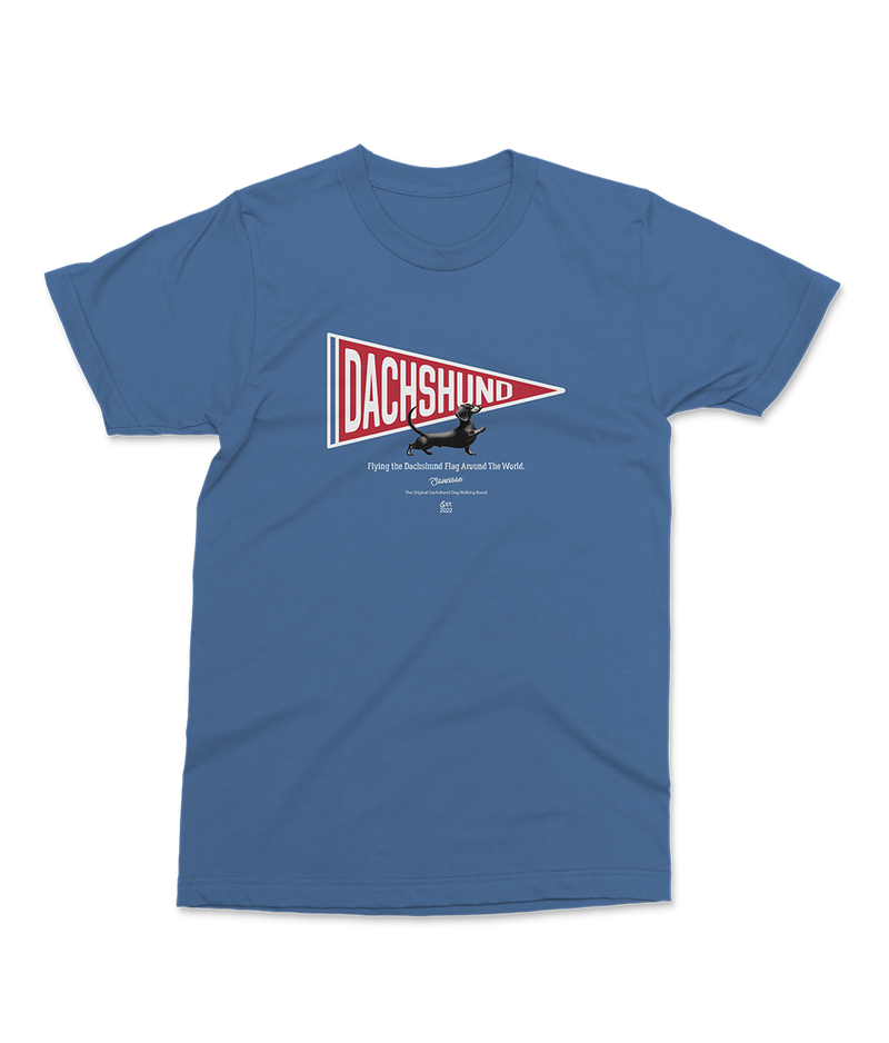 NEW - Saucisse - Flying The Dachshund Flag Around the World